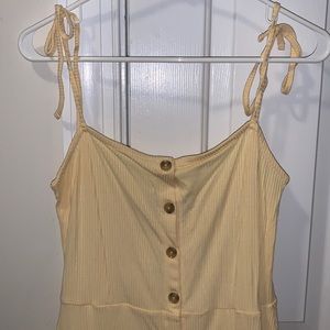 *NWT* Topshop ribbed button down dress